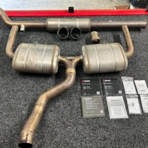Genuine Akrapovič Evolution Line Titanium Cat-Back Exhaust – Renault Clio III R.S. 197 / 200 (Includes Carbon Tips & Paperwork)
